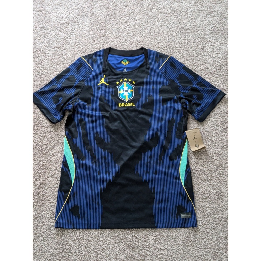 Nike X Jordan Brasil Away 2026 World Cup Jersey Mens Medium NWT Dri Fit